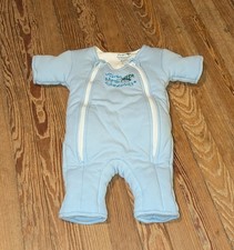Baby Merlin's Magic Sleepsuit Size S 3-6 months 12-18 lbs Zip Up Blue