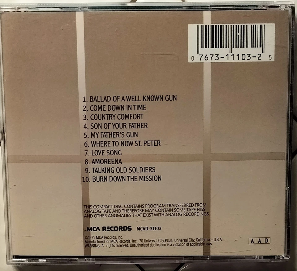 Elton John Tumbleweed Connection CD MCA Records MCAD-311003 Foto 2 de 4