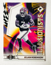 2023 Panini Illusions Bijan Robinson Illusionists Acetate RC #11 Falcons Star!