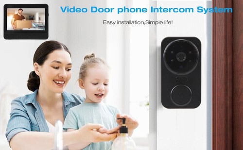 4,3" Monitor Video Türklingel mit HD Kamera Funkklingel Türsprechanlage Doorbell - Bild 4 von 18