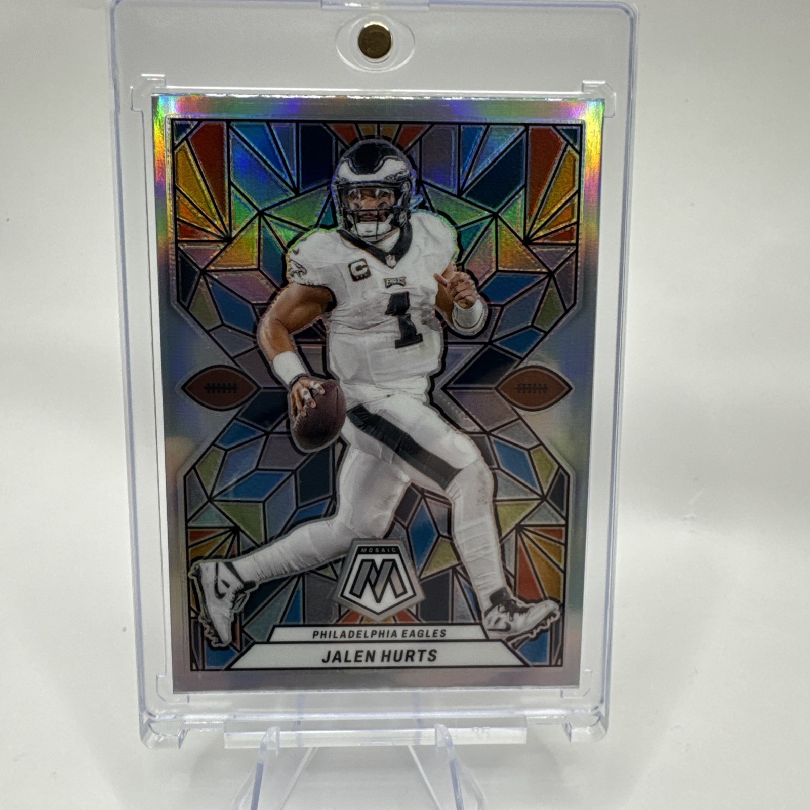 2024 Mosaic Jalen Hurts Stained Glass CASE HIT