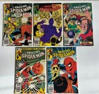 AMAZING SPIDER-MAN 5 Comic Lot #244-248 MID GRADE  Newsstand Vulture Marvel 1983