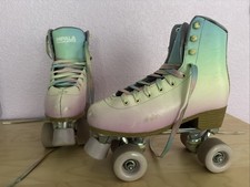 Impala Women's Quad Roller Skates, Size USA 9, UK 7, EUR 40, Pastel Fade Rainbow