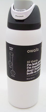Owala 32oz FreeSip Stainless Steel Water Bottle Sleek White
