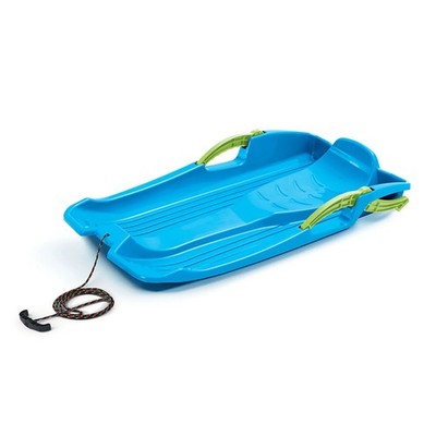 Prosperplast Hornet Bobschlitten Bremshebel Zugseil Blau Kinder Schnee