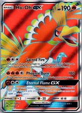 Ho-Oh GX (Full Art) Ultra Rare SM - Burning Shadows 131/147 NM