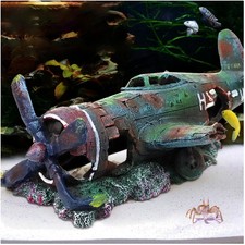 Aquarium Dekoration Rock Höhle Schiff Fisch Gartenteich Zubehör Gartendeko