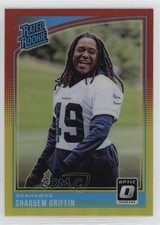 2018 Donruss Optic Rated Rookie Red & Yellow Prizm Shaquem Griffin #196 1u6