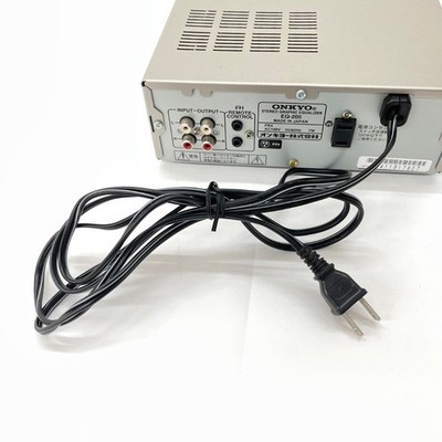 ONKYO Graphic Equalizer EQ-205 Audio Deck Component Silver Used