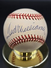 Ted Williams Signed Baseball With COA
