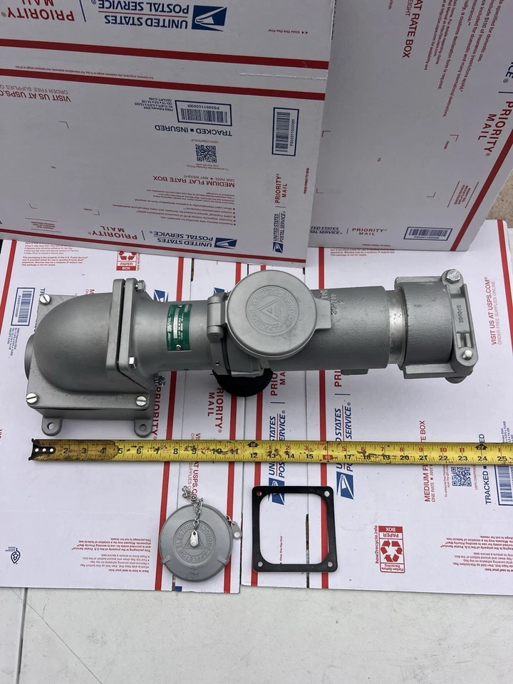 APPLETON ADR15034 RECEPTACLE- Appleton ACP15034DE Plug &BACK BOX AJA510 150A - Image 2 of 4