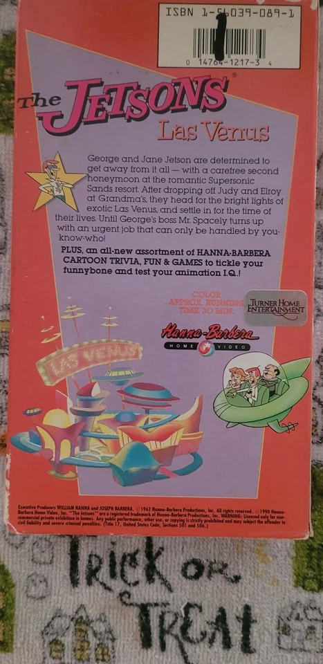 1990 Hanna-Barbera: 2x The Jetson's VHS: Las Venus & Microchip Chump - Image 3 of 4