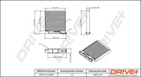 Dr!Ve+ DP1110.12.0050 Filter, Innenraumluft FüR Dacia,Lada,Nissan,Puch,Renault