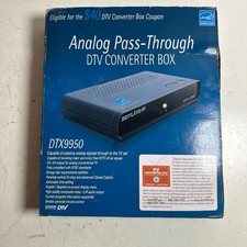 Digital Stream DTX9950 Black Analog Pass-Through Dtv Converter Box NEW