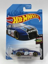 Hot Wheels Dodge Charger Stock Car Blue Mopar HW Race Day 5/10 76/250 FYD22