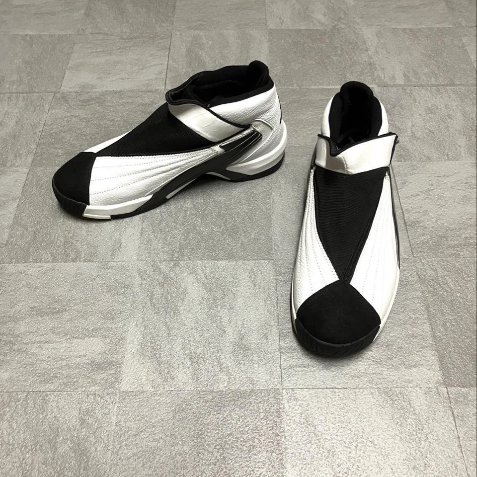 De colección 1999 Nike Jordan Jumpman Swift 6 Blanco Negro Ozono 136031-101 Hombres Us9 Foto 2 de 4