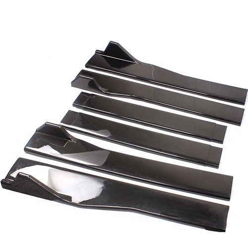 Kit de divisores de labios de panel basculante de extensión de faldón lateral universal de 90 pulgadas para automóvil - Imagen 2 de 13