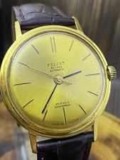 1960s POLJOT DE LUXE AUTOMATIC 29 JEWELS 1MChZ vintage USSR Soviet watch #1507