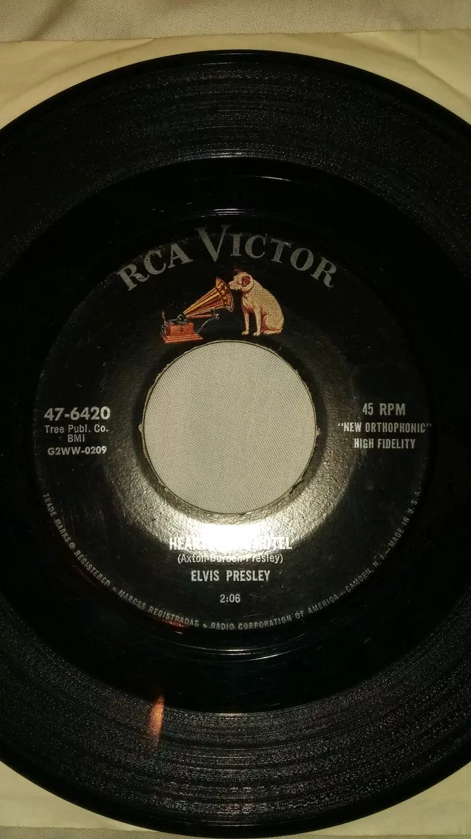Elvis Presley #47-6420 'Heartbreak Hotel/ I Was The One' 45 RPM