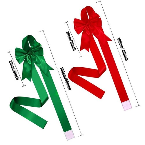 Large Size Gift Wrapping Bow Self-adhesive Window Bow New Year - Picture 2 of 12