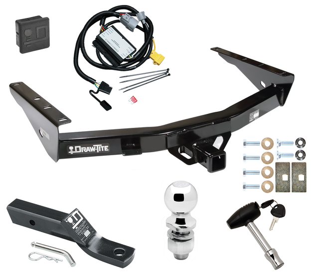 Trailer Hitch For 01-02 Toyota Tundra w/o Factory Tow Bumper Wiring