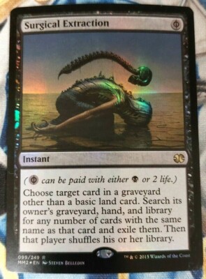Surgical Extraction FOIL MTG Modern Masters 2015 Rare Instant Near