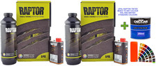 UPOL Raptor TINTABLE 2x 1Ltr  Kit+tinter Tough Bedliner Urethane Coating Truck