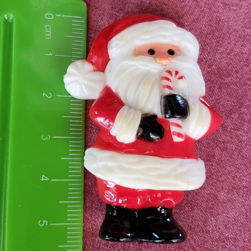 Spilla spilla vintage Hallmark Cards Natale Babbo Natale canna di caramelle da collezione BP1 - Foto 11 di 14