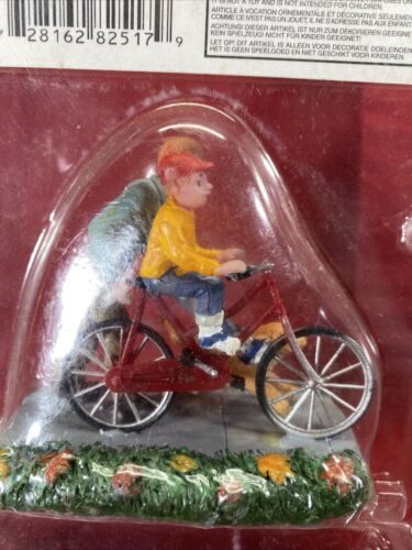 LEMAX VILLAGE LEARNING TO RIDE - ITEM # 82517 NIP - RETIRED - Picture 3 of 5