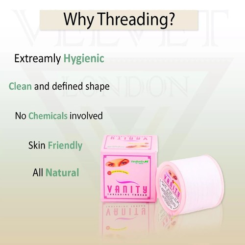 Antibacterial VANITY Eyebrow Thread Hair Removal Cotton Thread Facial Threading - Picture 6 of 6