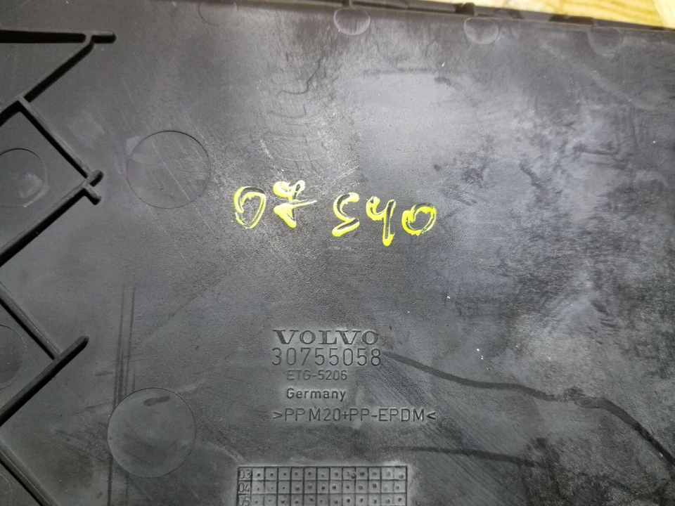 05 06 07 GUANTERA VOLVO S40 FORRO ALFOMBRILLA COMPARTIMENTO INSERTABLE BANDEJA OEM Foto 3 de 4
