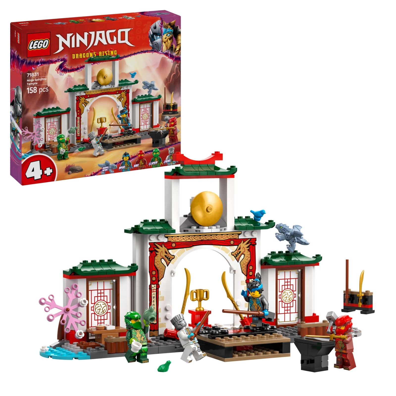 Lego Multi Ninjago Ninja Spinjitzu Temple Ninja Toy 71831 - Image 2