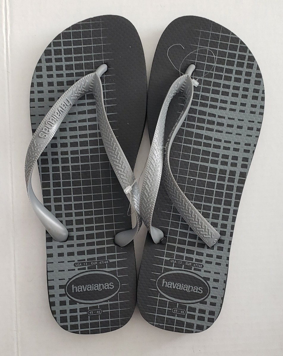 Havaianas Men\'s Size 13 Flip Flops Grey Amazon.com | Havaianas Unisex Kid main image 4