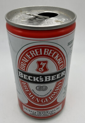 Vintage Beer Can Beck s Bier Co Beer Bremen Germany Dribeck Importers