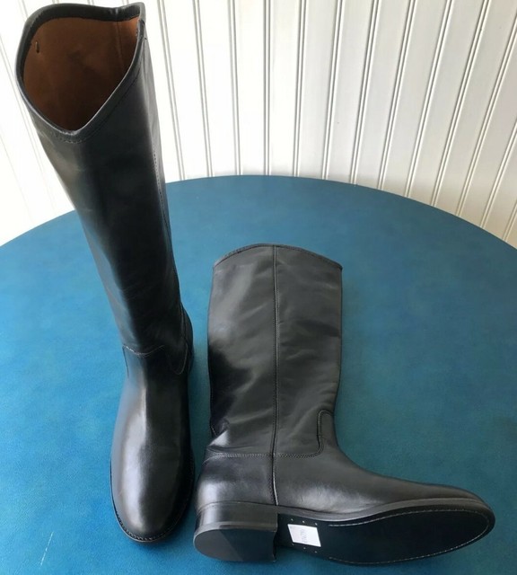 frye black riding boots