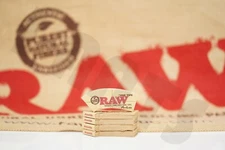 5 Packs AUTHENTIC RAW Rolling Paper Perfect Cone Tips (32 Sheets Per Pk)