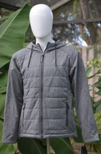 New Balance Mens All Motion 4-Way Stretch Jacket Zipper Hoodie Gray | Medium