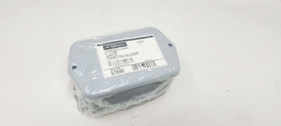 Hoffman E-D1PB1 Pushbutton Pilot Device Enclosure - Gray  4.50x2.88x2.62