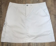 Patagonia Women s Skort Sz 8 khaki Tan Pockets Golf Tennis Pickleball Casual