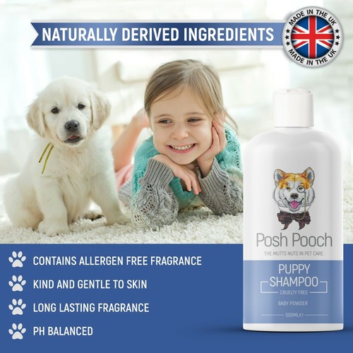 Puppy Shampoo Baby Powder Allergen Free Natural Hypoallergenic Sensitive Skin - Picture 6 of 7