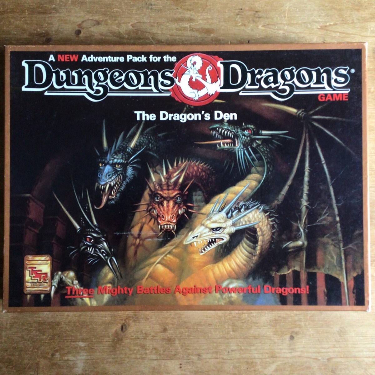 DUNGEONS AND DRAGONS THE DRAGONS DEN ADVENTURE PACK 1992 TSR 1073
