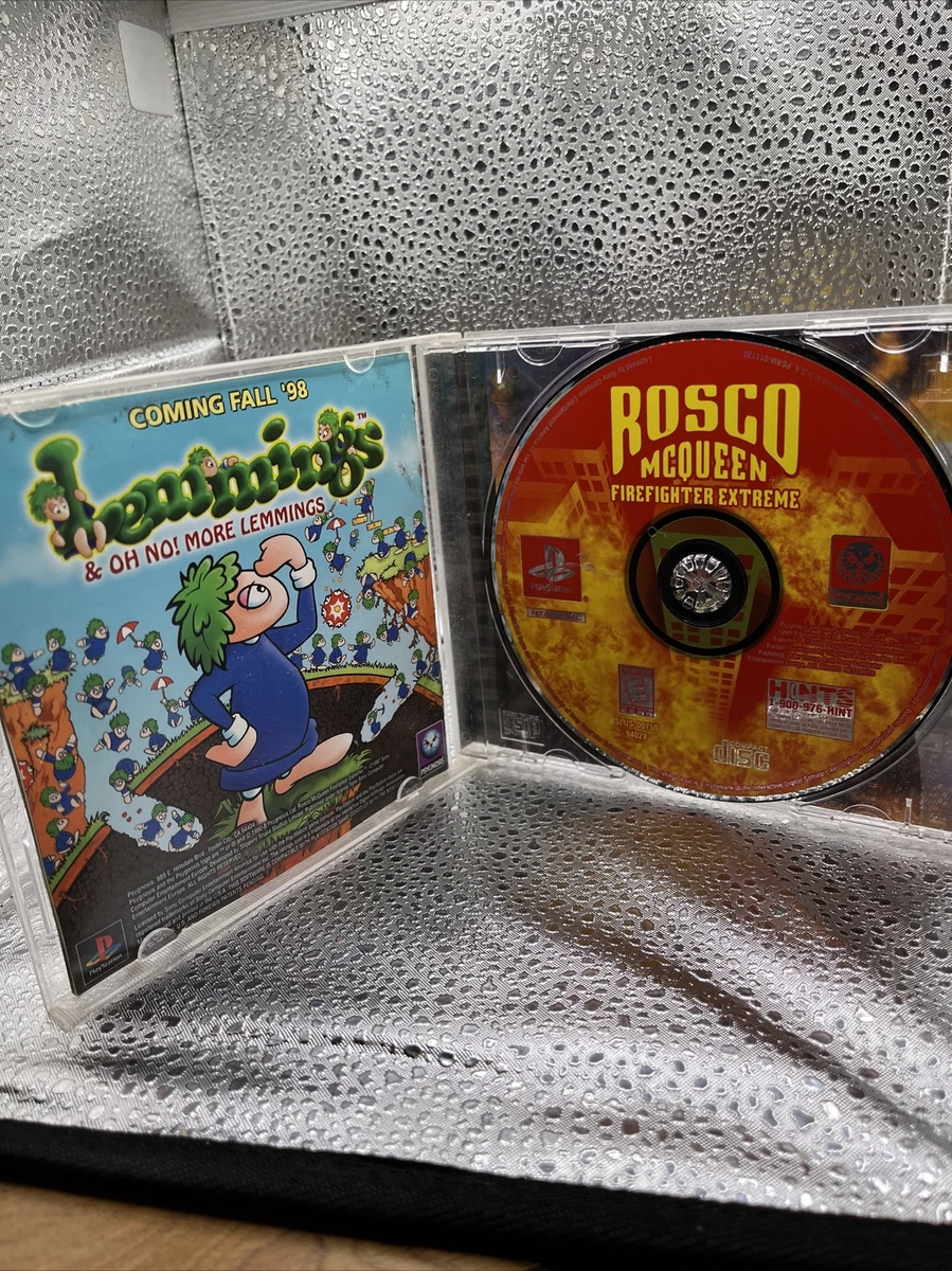 Rosco McQueen Firefighter Extreme PS1 PlayStation 1 1997 CIB