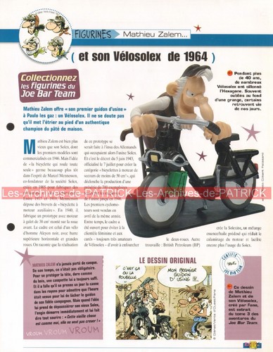MOTO JOE BAR TEAM 77 VELO SOLEX VELOSOLEX 1964 MATHIEU ZALEM