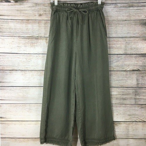 C\u0026C California Cropped Wide Leg Pants 