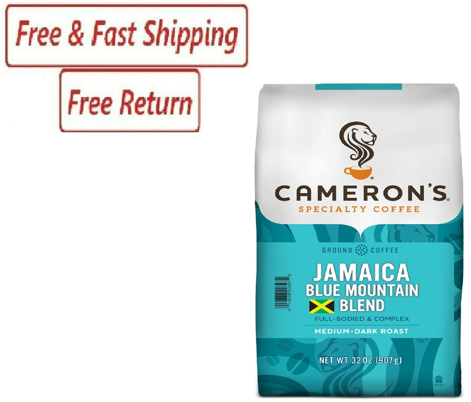 Cameron's Specialty Ground Coffee Jamaica Blue Mountain 32 Oz. for sale