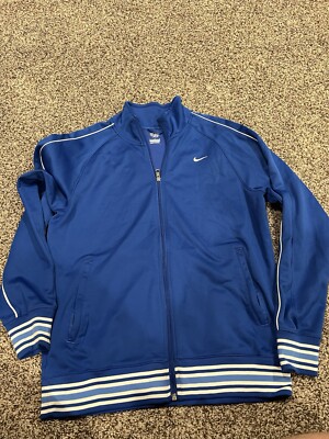 Men's Nike Blue Track Jacket Medium