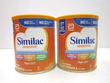 Similac 12.5oz. Sensitive Powder Baby Formula 06/01/2025 - Lot of 2