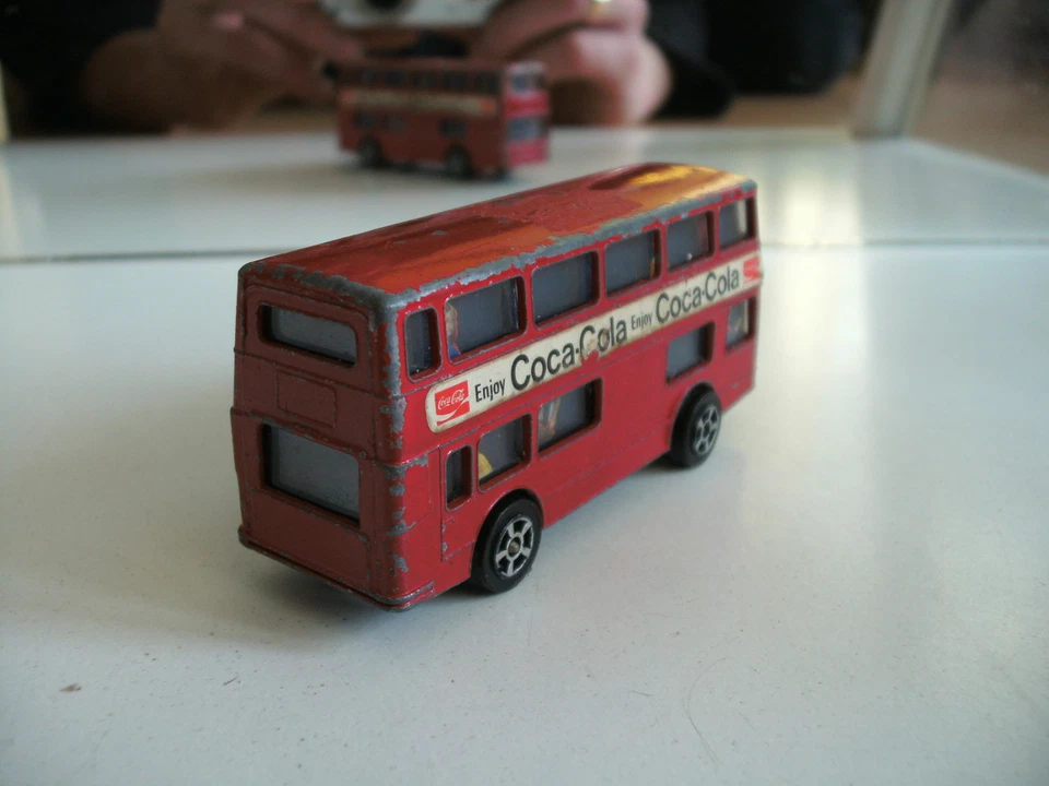 Corgi Juniors Daimler Fleetline "Coca Cola" en rouge - Photo 2/2