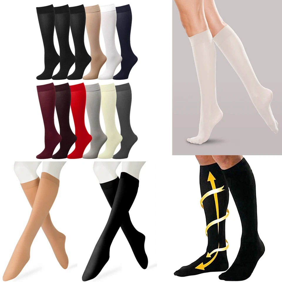 For Womens Trouser Socks Knee High Dress Comfort Band With Spandex Size 9-11 LOT - Image 3 of 4