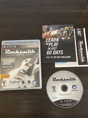 Rocksmith - 2014 Edition - Playstation 3 PS3 Game CIB with Manual